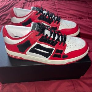 AMIRI
Skel-Top Colour-Block Leather and Suede Sneakers